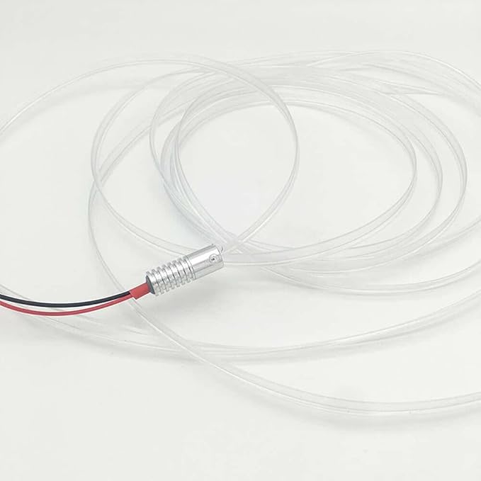 3m/9.8ft 5m/16ft Car Home LED Strip Ambient Light 2mm Plastic Optic Fiber Cable Skirt Tube Kit with 12V LED Light Source Illuminator (Green,5m/16ft)