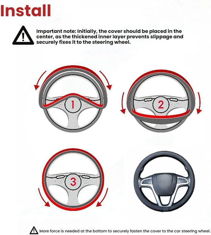 15”16”17“18“19”20 Inch Ice Silk Ventilation Multi-Style Comfy Grip Steering Wheel Cover for Truck, Bus, Big Rig Trucker,SUV, Anti-Slip Design 15-20 Inch (Gray, 18 inch)