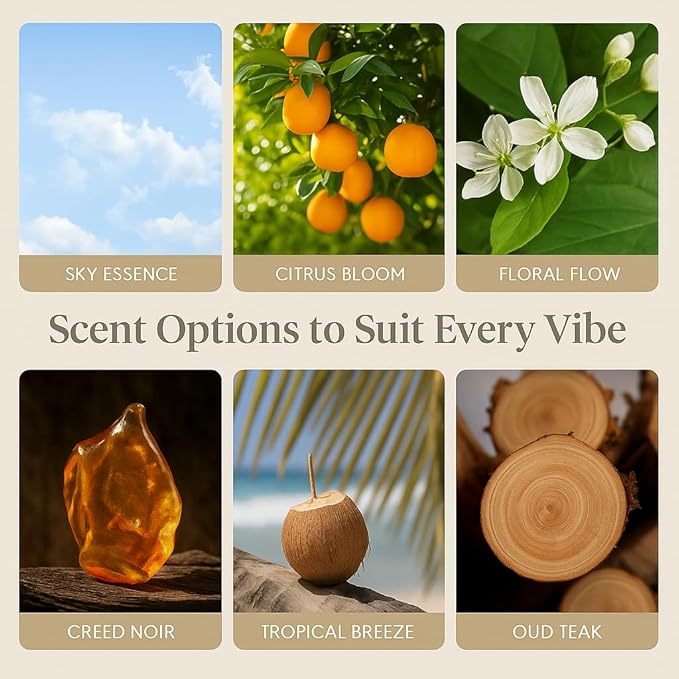 Aeris Car Fragrance Refill Kit - Includes 3 Pack Refill Scent Stones (Oud Teak (3 Pack Refill Kit))