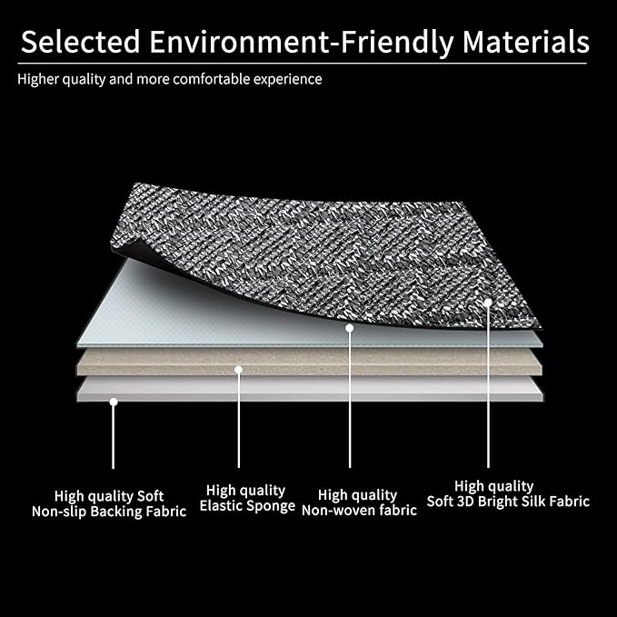 Universal Rear Seat Protector – All-Season Breathable Car Bench Cover with Non-Slip Base,3D Diamond-Pattern Fabric, Fits Most Sedans, SUVs, Vans & Trucks(Gray)