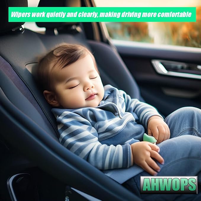 3 Wiper Front and Rear Wiper Blades for Ford Escape 2013-2019/Fusion 2013-2017, OE Original Style (28″/28″ Front/11″ Rear) For My Car