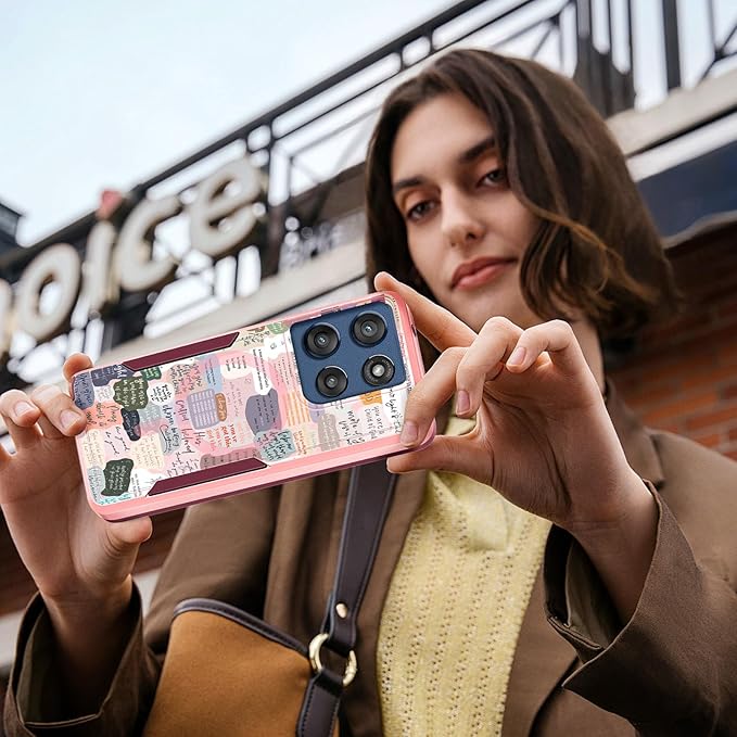 for Moto G Stylus 2025 Case - Compatible with MagSafe Women Cute Girls Magnetic Phone Cover Girly Kawaii Unique Pretty Heavy Duty Shockproof Design for Motorola Moto G Stylus 5G 2025 Cases