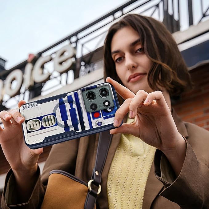 for Moto G 2025 Case Women - Compatible with MagSafe Cute Girls Boys Magnetic Protective Phone Cover Cool Blue Unique Heavy Duty Shockproof Design for Motorola Moto G 5G 2025 Cases