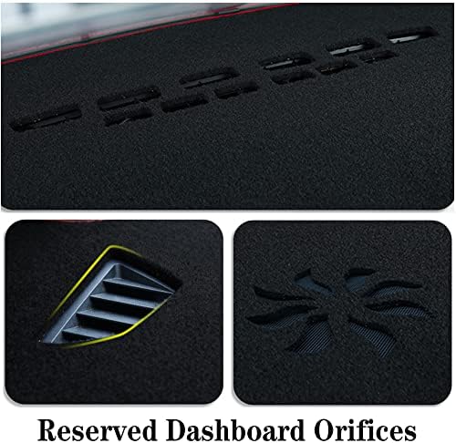 Dash Covers for Jeep-Cherokee 2014-2021,Polyester Car Dashboard Cover,Dash Board Protecter Cover,Interior Car Dash Board Covers Mat,Blue