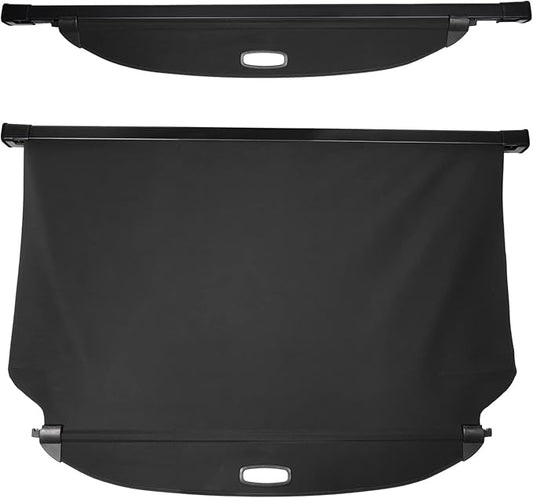 Powerty Retractable Cargo Cover for 2021-2026 Kia Sorento, Canvas Texture Trunk Cover Privacy Screen Rear Security Shade for Sorento Accessories