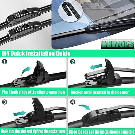 3 Wiper Front and Rear Wiper Blades for Jeep Patriot 2007-2017, OE Original Style (21″/21″ Front/10″ Rear) For My Car