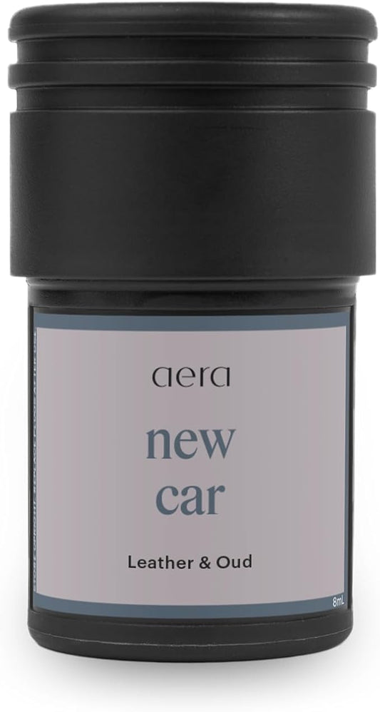 Aera Go New Car Fragrance Scent Refill - Notes of Leather and Oud - Works with the Aera Go Diffuser for Car