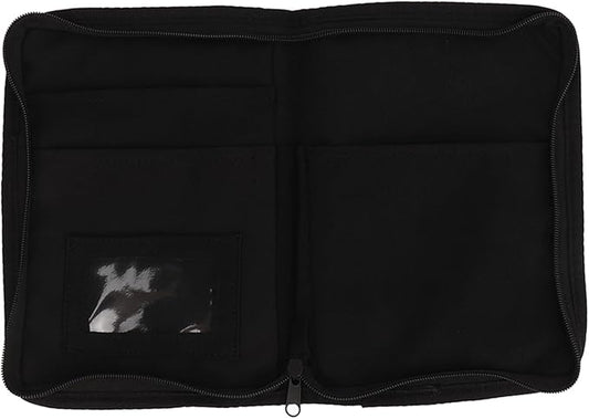 Haofy Car Glove Compartment Organizer with 6 Pockets, Zipped Outer Pocket, Elastic Loop, Inner Pocket, Made of 600D Oxford Cloth, Universal for Car