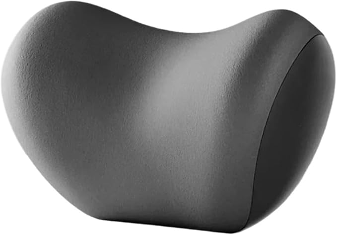 Memory Foam Car Neck Pillow - Soft fit for Seat Headrest & Lumbar Support Cushion(Gray 1set)