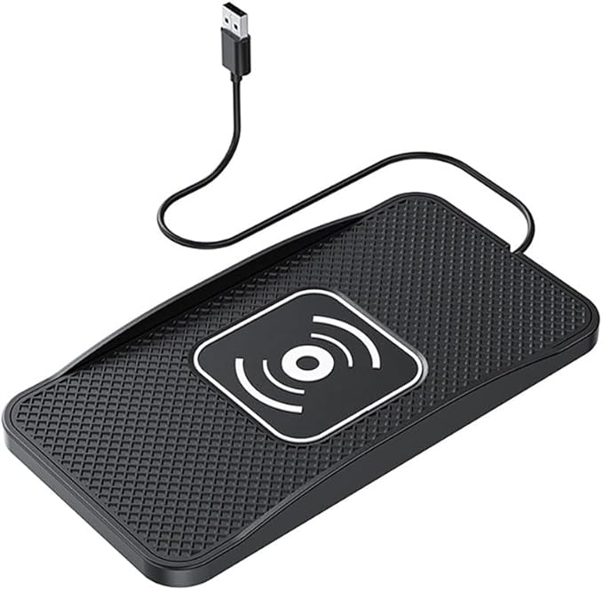 Wireless Car Charger Pad for Cadillac Escalade Lyriq Optiq VISTIQ 2000-2026, Type-C/USB 20W Car Wireless Charger Non-Slip Phone Charging Pad Car Accessories,B 30cm Cable USB Plug