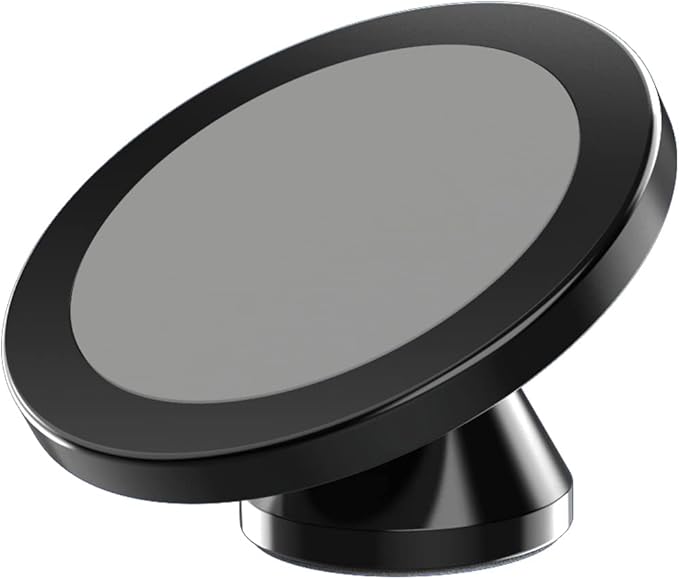 Magnetic Phone Holder for Car, [ 2 Groups Super Strong Magnet ] [ 360° Rotation ] Universal Dashboard Car Mount Holder Compatible with All Smartphones (Black)