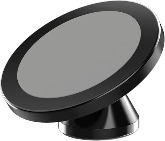 Magnetic Phone Holder for Car, [ 2 Groups Super Strong Magnet ] [ 360° Rotation ] Universal Dashboard Car Mount Holder Compatible with All Smartphones (Black)