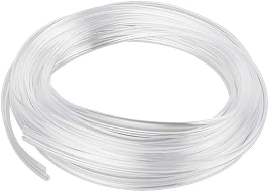 Jushope Fiber Optic for Interior Car Lights, 236 inches PMMA Light Guide Cable, Car Ambient Lighting Extension Fiber Optic with 6mm Skirt (Integrated Molding Style)