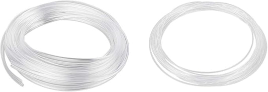 Jushope Fiber Optic for Interior Car Lights, 236 inches PMMA Light Guide Cable, Car Ambient Lighting Extension Fiber Optic with Skirt