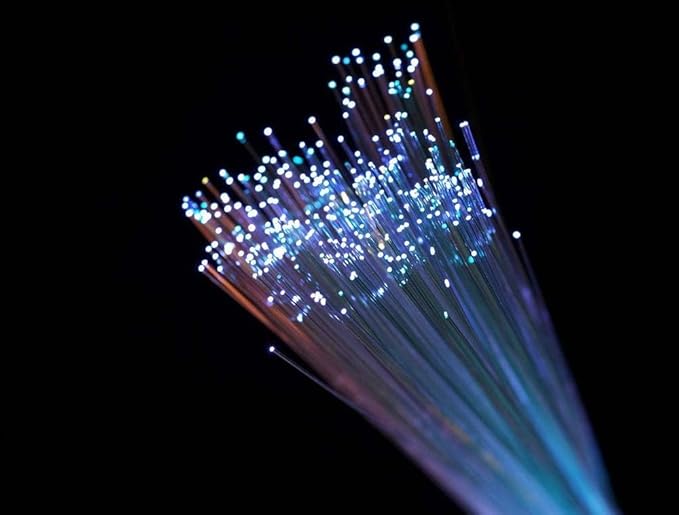 AKEPO End Glow Fiber Optic Light Cable 300pcs*Ф0.03in/0.75mm*9.8ft/3m, PMMA Plastic Optical Cable for LED Star Ceiling Sky Light Kit and Fiber Optical Lighting Decoration (Without Light Source)