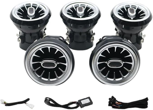 12 Colors Air Vent LED Ambient Light Atmosphere Lamp For Mercedes Benz W246 B-Class