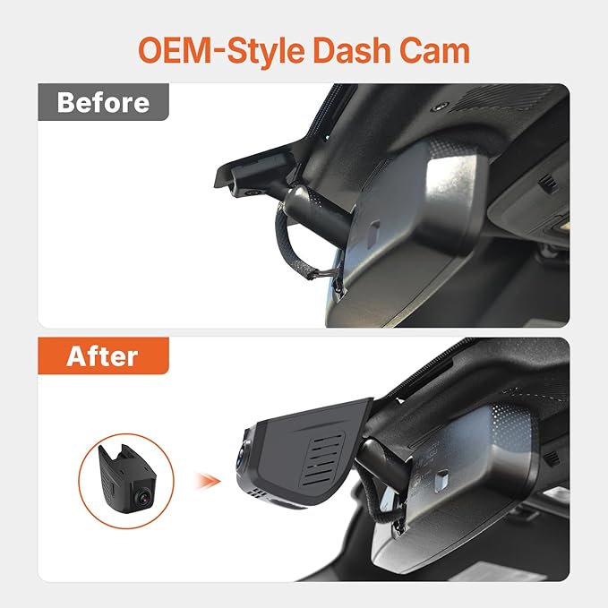 4K Ford F150 Dash Cam for 2013-2026 F250/F350/F450 Super Duty 2015-2026 XLT Lariat King Ranch Raptor,OEM Look,G-Senson,UHD 2160P Video,WiFi,App,128GB Card
