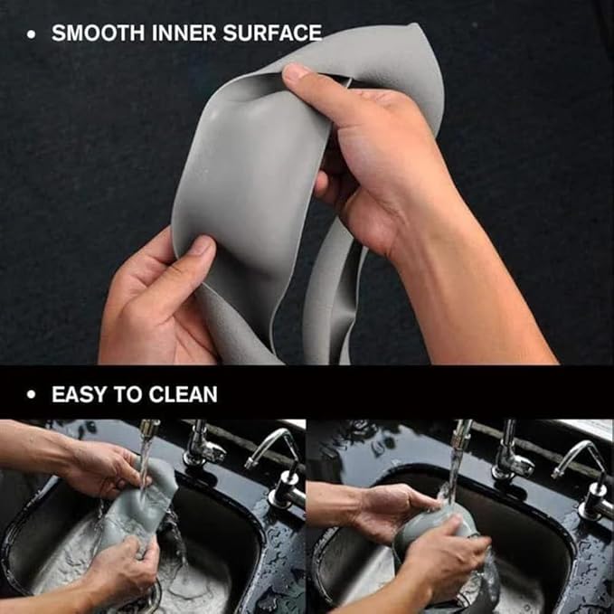 Silicone Steering Wheel Cover, Car Steering Wheel Cover, Anti-Slip Car Steering Wheel Protective Cover, Fit 12.6-16 Inch, for Car SUV Truck Van, for Women & Men (Coffee)