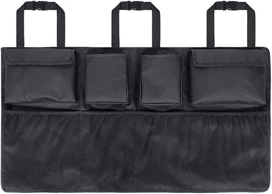 Tianle Car Trunk Organizer and Storage, Backseat Hanging Organizer for SUV, Truck, MPV, Waterproof, Collapsible Cargo Storage Bag with 4 Pockets, Car Interior Accessories (B Middium)