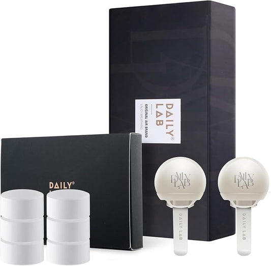 DAILY LAB Aroma Planet Car Perfume Air Freshener, 3 Scents Vent Clip, Luxe-in Accessories for Men Women, 45 Days Long-Lasting Car Scents