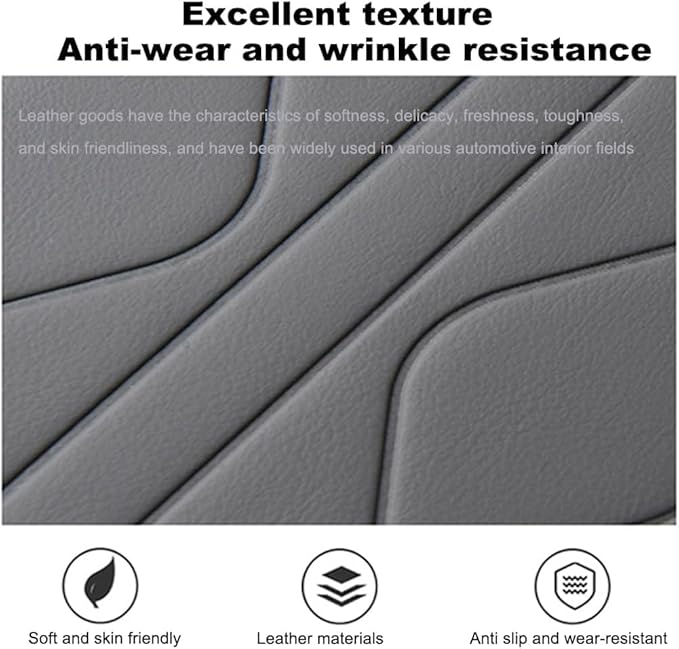 1 Pack Car Center Console Cover Custom Fit for Acura RDX 2013 2019-2023 2024 2025, Leather Memory Foam Armrest Cushion Protector, Anti-Scratch Durable Armrest Pad,Black