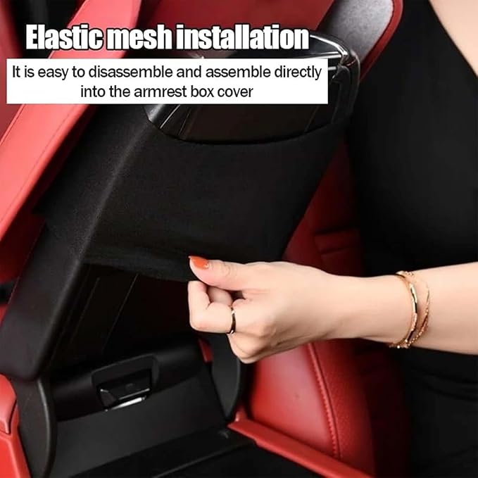 Car Center Console Cover for Subaru Outback Legacy 2015-2019, PU Leather Auto Center Console Pad Car Armrest Cushion Car Interior Accessories,Black