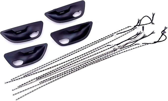2 Colors Interior Led Stripe Decorative Door Ambient Light Compatible with BMW 5 Series F10/f11(Grey Door Cups Ctrl)