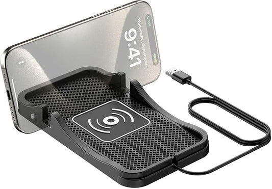 Wireless Car Charger for Kia K4 2025, Charging Station 2-in-1, Wireless Charging Stand Phone, Magnetic Wireless Charger,1M-USB