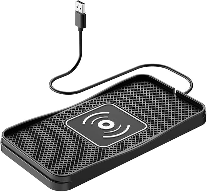 Wireless Car Charger Pad for Toyota Avalon 2000-2022, Type-C/USB 20W Car Wireless Charger Non-Slip Phone Charging Pad Car Accessories,B 30cm Cable USB Plug
