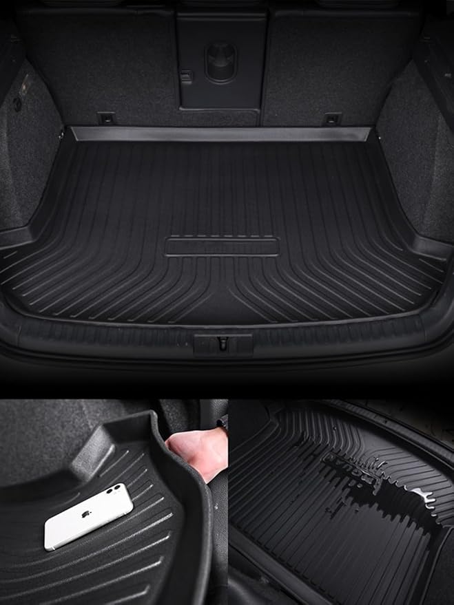 Cargo Liners Fits Toyota Camry 2018-2023 Rear Trunk Floor Mats 3D Boot Tray All-Weather TPE Black