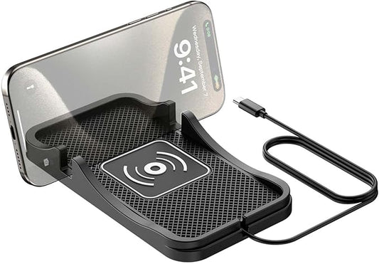 Wireless Car Charger for Kia K4 2025, Charging Station 2-in-1, Wireless Charging Stand Phone, Magnetic Wireless Charger,1M-Type C