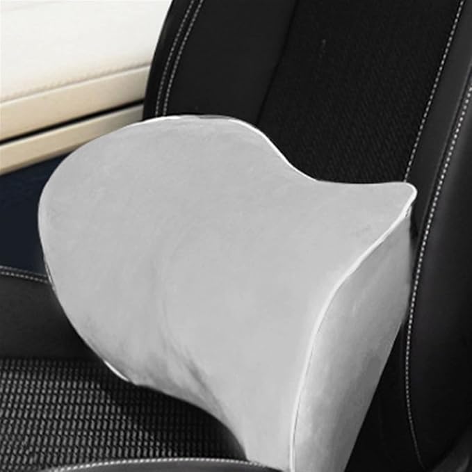 Lumbar Support Pillow for Car Seat, Mesh Office Chair Back Support Cushion, Ergonomic Back Pillows for Carseat,Office Chair,Desk,Wheelchair(Grey)