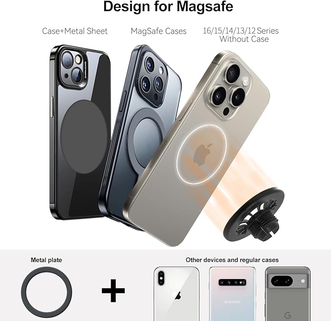 Nissan Rogue Phone Mount for MagSafe, Exclusive Fit for Nissan Rogue 2014-2020, Fit for MagSafe iPhone 17/16/15/14/13/12/Mini Series, Super-Strong Magnet for Air Vent Nissan Rogue Accessories
