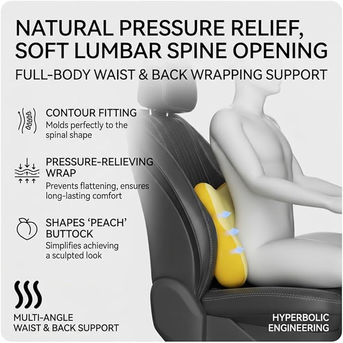 Car Headrest Pillow & Lumbar for Audi A4 B8 8K Allroad A4 B9 Avant A4 B9 allroad A5 B8 8T, Car Seat Neck Pillow Back Support, Breathable All-Season Automotive Seat Cushions, 2PCS,A Black
