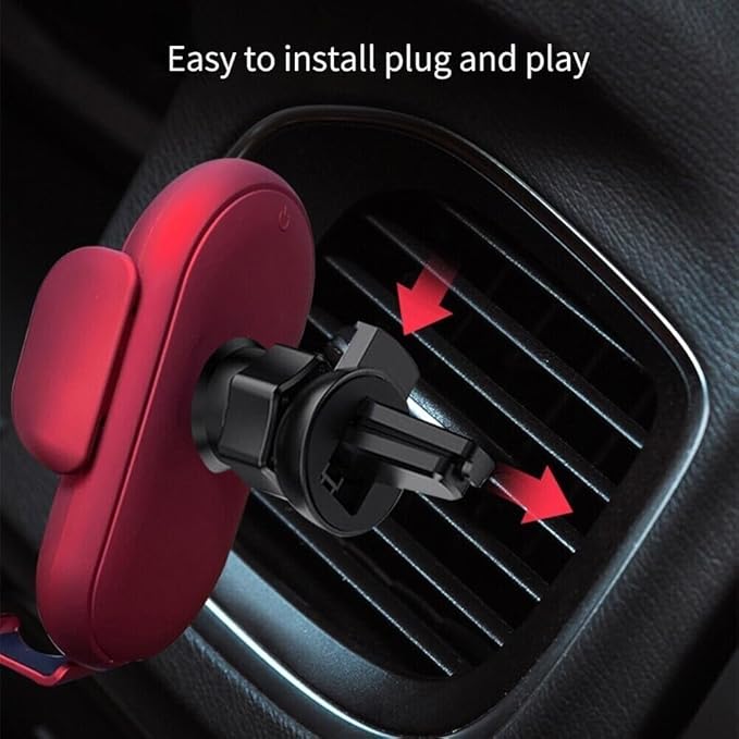 Smart Car Wireless Charger Phone Holder, Smart Sensor Car Wireless Charger, Fashion Car Charger (Blue)