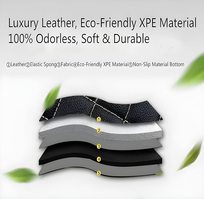 Customize Car Floor Mats for 99% Sedan SUV Sports Car All Weather Leather Full Coverage Waterproof Non-Slip Vehicle Lining Pads (Yellow Black)