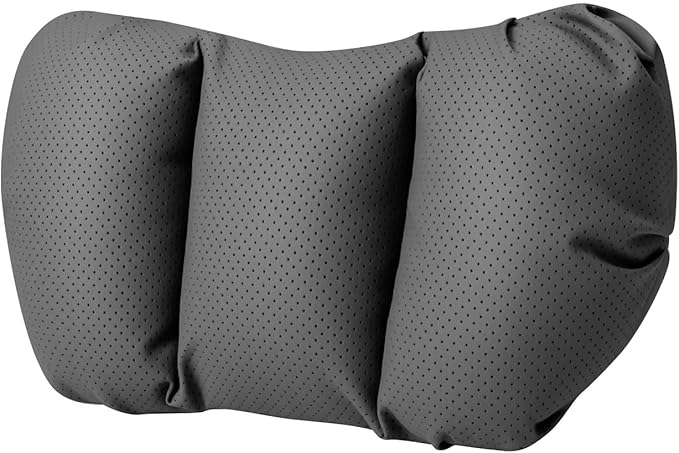 Car Neck Pillow & Lumbar Support for Porsche Taycan Sport Turismo 2022-2024 Ergonomic Breathable Mesh Auto Seat Back Cushion Headrest,Black-Neck Pillow