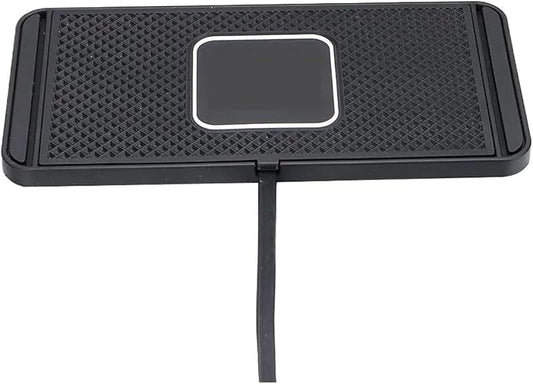 Phone Holder Charger Mat Silicone Mat Non Slip Pad Holder Car Wireless Non Slip Charger Practical