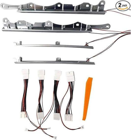 HIGH FLYING Car Interior Accessories for Toyota Camry 2025 2026 Inner Side Door Decorative LED Atmosphere Ambient Light Strip Replacement KIt ABS (White Lighted)