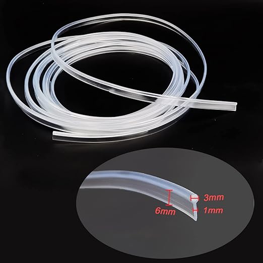 3.0mm Plastic Skirt Side Glow Optic Fiber Cable Car Light Decor (Length:3meters/9.8ft)