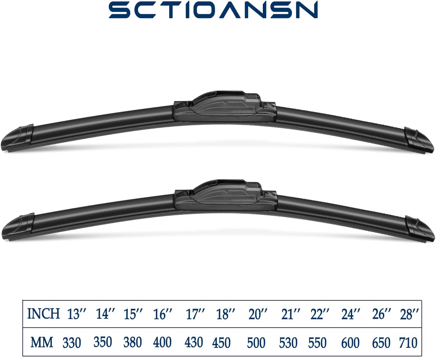 3Pcs Windshield Wiper Blades for Hyundai Tucson 2016-2020 2021,2007-2012 Mazda CX-7, Original Equipment Replacement Windshield Wiper Blades for My Car- 26"/16"/14A" (Pack of 3) J- HOOK