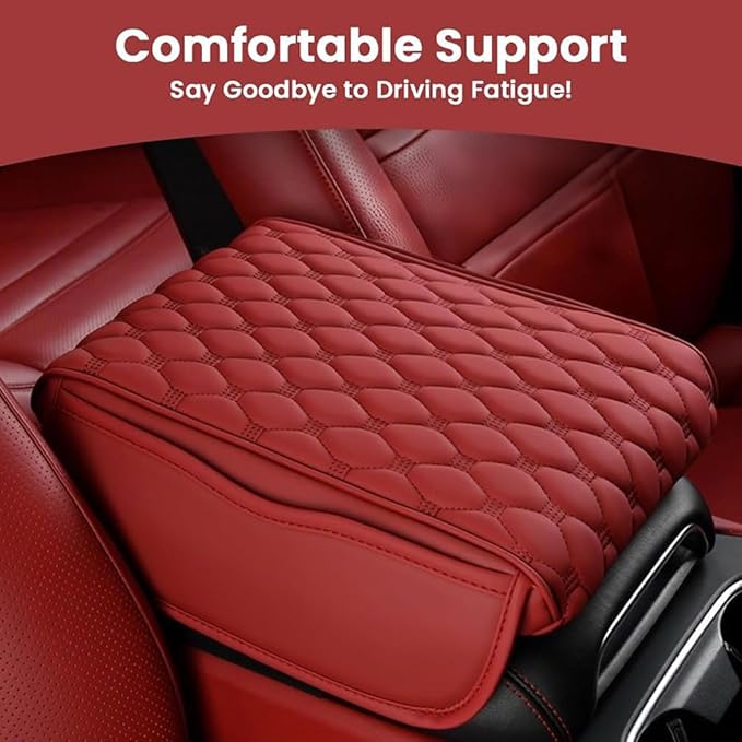 Car Center Console Cover for Acura RDX 2007-2019 2020 2021 2022 2023 2024 2025,Arm Rest Lid Cushion Protector Multifunctional Armrest Cushion Pad Interior Accessories,Beige
