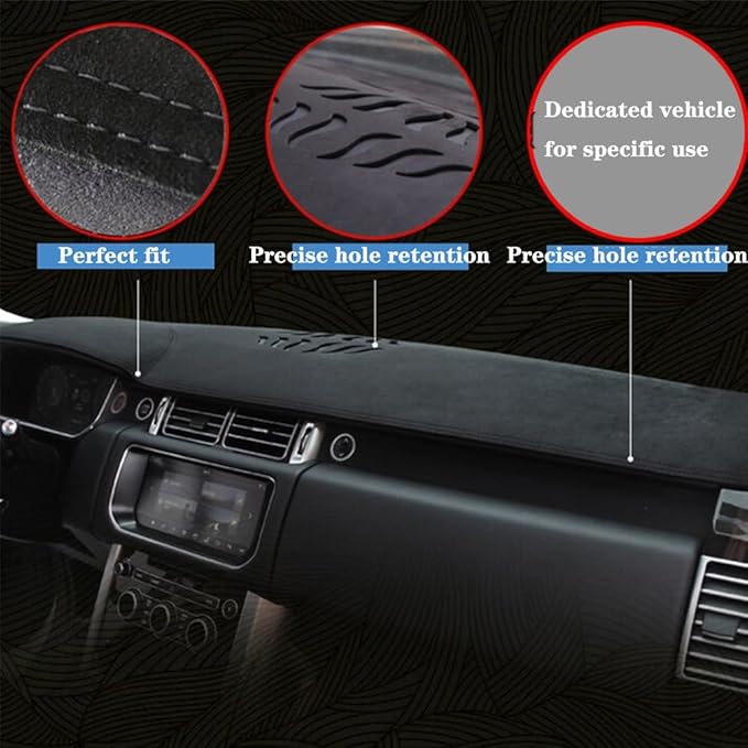 Dashboard Covers for Patriot 2010-2017,Premium Printed Flannel Fabric Anti-Glare & Non-Slip Dash Pad,Custom Fit,Printed Flannel