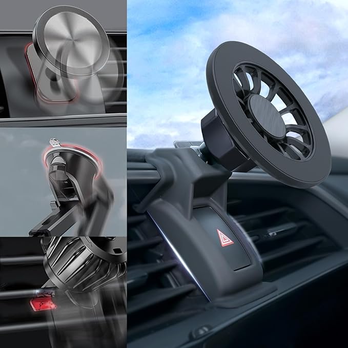 Nissan Rogue Phone Mount for MagSafe, Exclusive Fit for Nissan Rogue 2014-2020, Fit for MagSafe iPhone 17/16/15/14/13/12/Mini Series, Super-Strong Magnet for Air Vent Nissan Rogue Accessories
