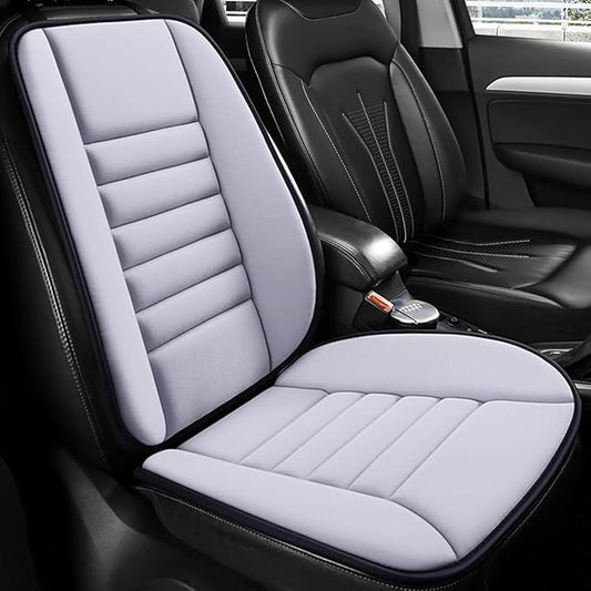 ‌Car Seat Cushion Back Support Pillow for Tesla Model S 2016-2022, Ergonomic Pain Relief Cushion, Memory Foam Lumbar Support for Driving, Adjustable & Washable Auto Pad, Gray