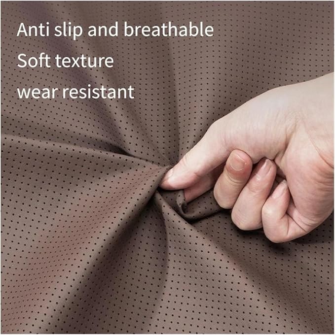 1/2PCS PU Leather Car Neck Pillow & Lumbar Support Cushion, Breathable Universal Seat Headrest Waist Pad, Soft Support Cushion for Daily Driving and Travel(A Style)