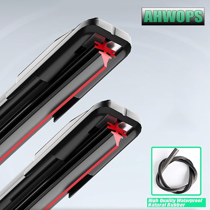 OEM All Season Wiper Blades for 1995-2011 Ford Ranger,1997-2001 Jeep Cherokee,2006-2009 Jeep Commander Wiper Blades, Genuine Replacement (18 inch + 18 inch) For My Car