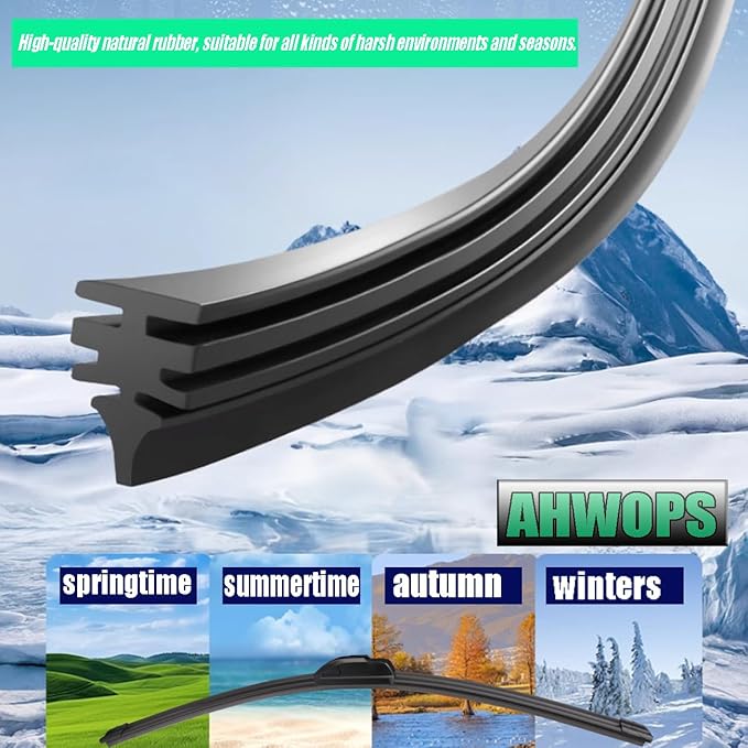 3 Wiper Front and Rear Wiper Blades for Jeep Grand Cherokee 2011-2021/Dodge Durango 2011-2021, OE Original Style (22″/21″ Front/11″ Rear) For My Car