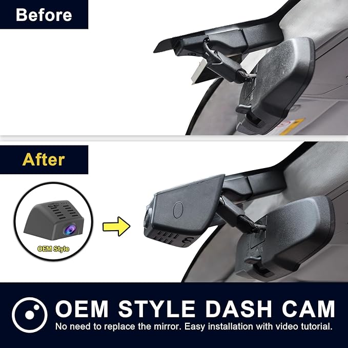Front 4K & Rear 1080P Dash Cam Custom fit for Subaru Forester 2016-2024 & Fits 2025 Forester Wilderness only (Model A), Base Limited Premium Sport Touring etc, UHD 2160P Video,App & WiFi, 128GB Card