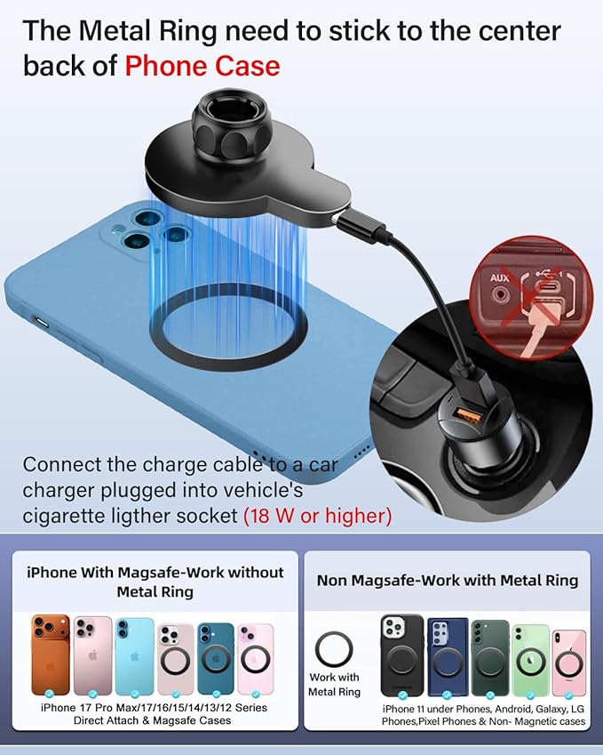 PZK Car Phone Mount for 2022-2025 2026 Chevrolet Silverado 1500/GMC Sierra 1500 LT/RST/ZR2/LTZ/LT Trail Boss Accessories 13.4-Inch Screen Chevy Car Phone Holder Magnetic 15W Fast Wireless Charger
